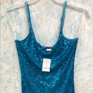Sequin Strap Bling Top